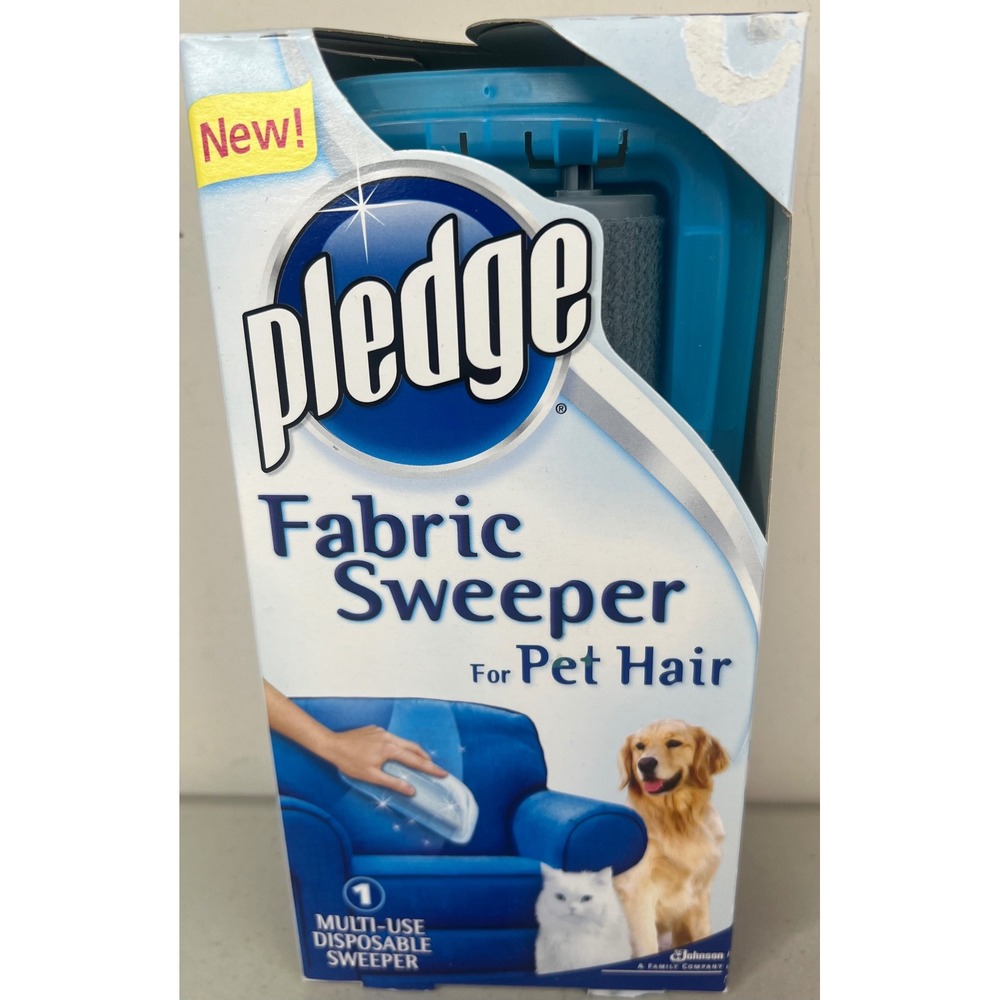 NEW Pledge Fabric Sweeper for Pet Hair Multi-Use Disposable